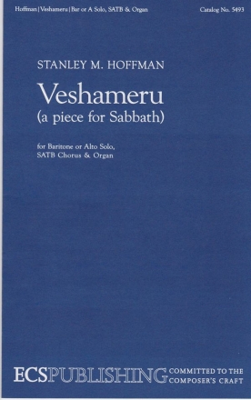 Stanley M. Hoffman, Veshameru Baritone or Alto Solo, SATB and Organ Stimme