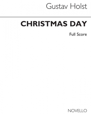 Holst Christmas Day - Score Only  Partitur