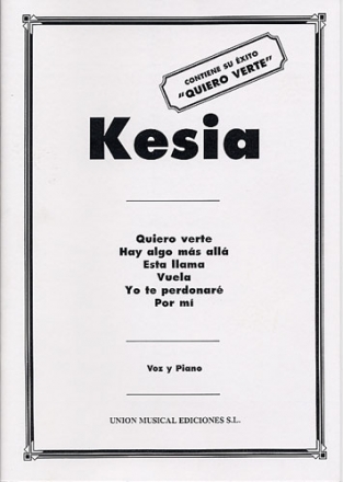 Kesia Rut Barriga Gomes, Quiero Verte Vocal and Piano Buch