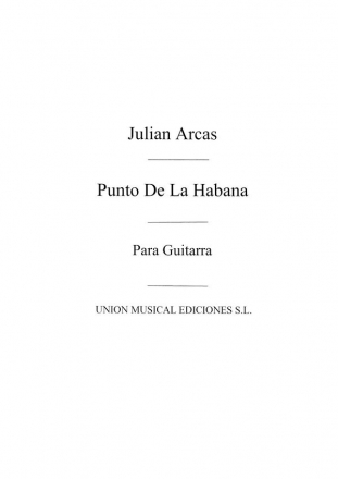 Punto De La Habana Fantasia Sobre El Pano Gitarre Buch