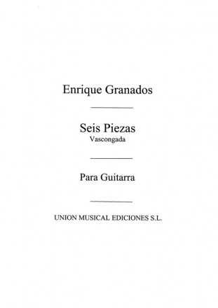 Vascongada No.3 De Seis Pzas Sobre Cantos Gitarre Buch