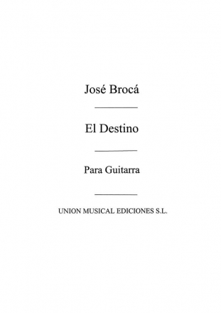 El Destino, Fantasia Gitarre Buch