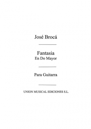 Fantasia En Do Mayor Gitarre Buch