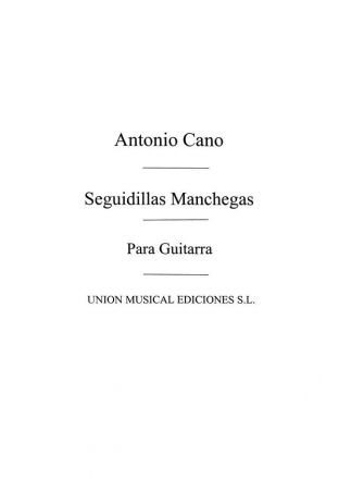 Seguidillas Manchegas Gitarre Buch