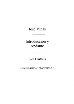 Introduccion Y Andante Gitarre Buch