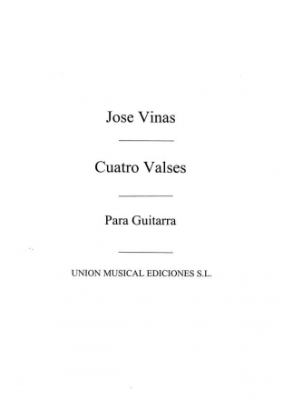 Cuatro Valses Gitarre Buch