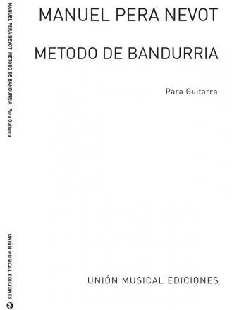 Mtodo De Bandurria para guitarra