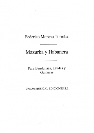 Mazurka Y Habanera De Luisa Fernanda Opera, String Instruments Buch