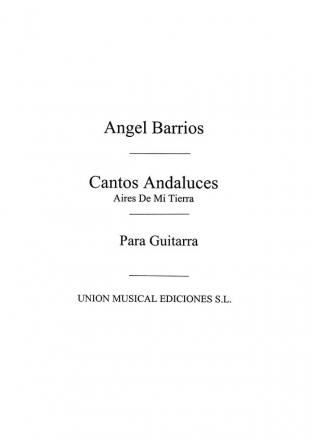 Cantos Andaluces Gitarre Buch