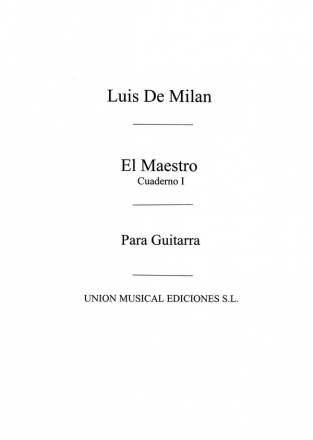 El Maestro Vol.1 Gitarre Buch