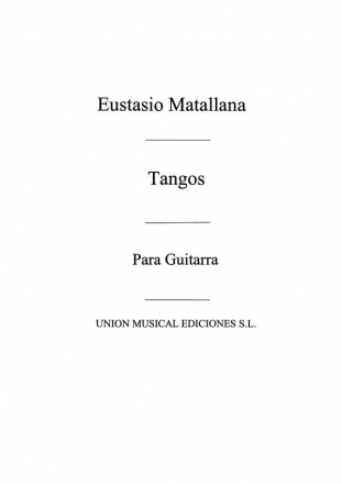 Seis Tangos No.4 From Bailes Populares Espanoles Gitarre Buch