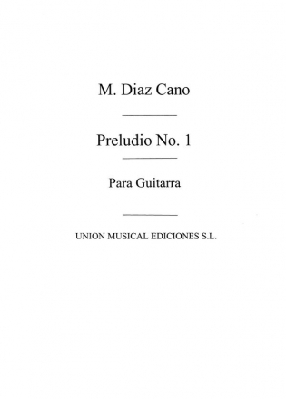 Preludio No1 Gitarre Buch