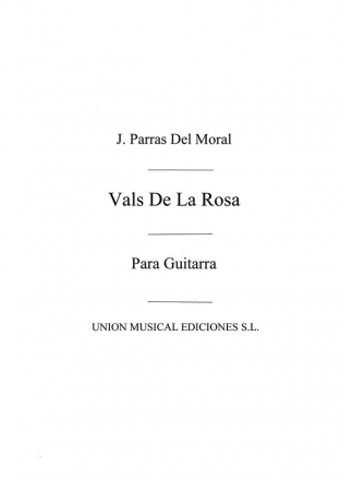 Vals De La Rosa Gitarre Buch