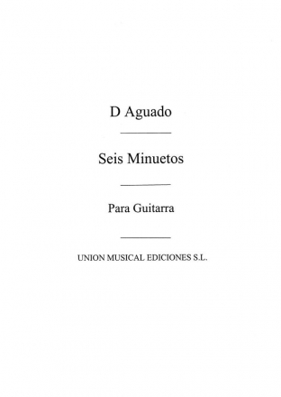 Seis Minuetos Gitarre Buch