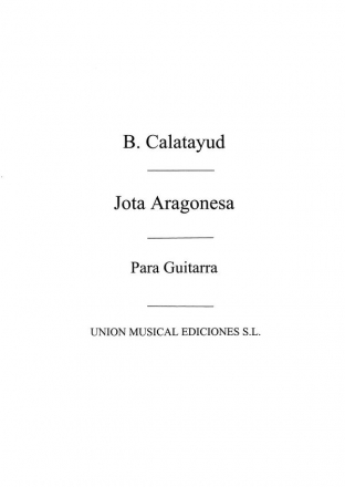 Jota Aragonesa Gitarre Buch