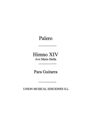 Himno XIV Ave Maris Stella (Tarrago) Gitarre Buch