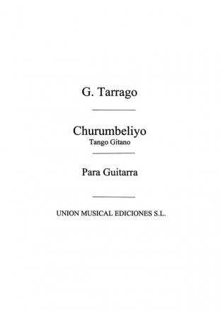 Churumbeliyo Tango Gitano Gitarre Buch