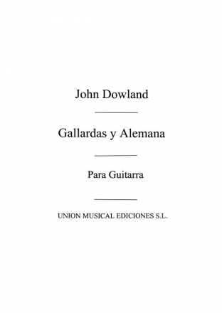 Gallardas Y Alemana (R Sainz De La Maza) Guitar Gitarre Buch