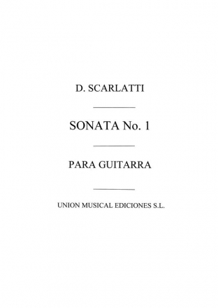 Sonata No.1 La Menor A Minor Suite 28 No.136 Gitarre Buch