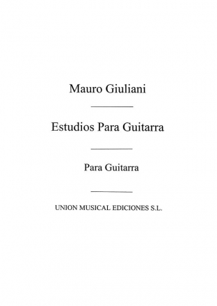 Mauro Giuliani, Estudios Para Guitarra Op.1-A (Ritter) Gitarre Buch