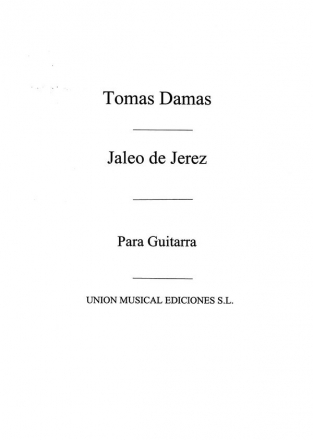 Jaleo De Jerez Gitarre Buch