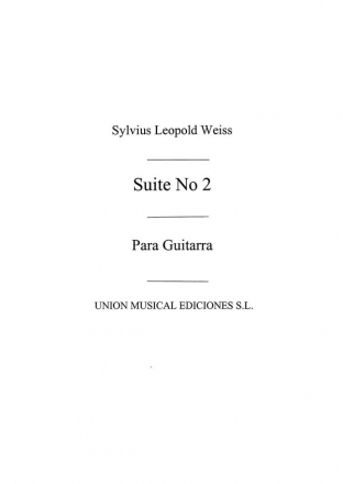 Suite No2 (Balaguer) Gitarre Buch