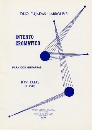 Jose Elias, Intento Cromatico 2 Gitarren Buch