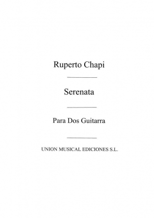 Serenata De La Fantasia Morisca Gitarre Buch