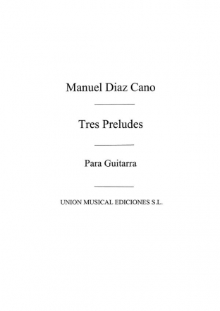 Tres Preludios Gitarre Buch