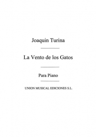 Joaqun Turina, La Venta De Los Gatos Leyenda Becqueriana Op.32 Klavier Buch