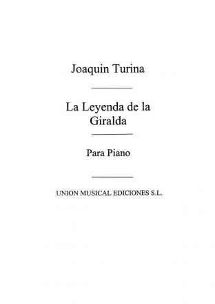 La Leyenda De La Giralda Op.40  para piano