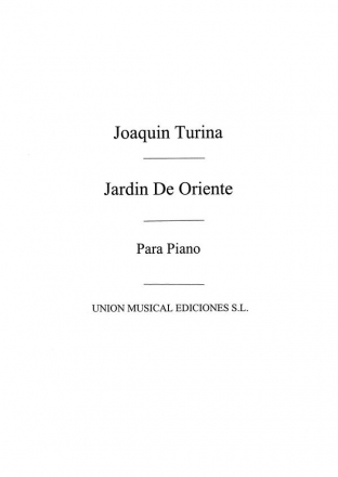 Joaqun Turina, Danza De Jardin De Oriente Op.25 Klavier Buch