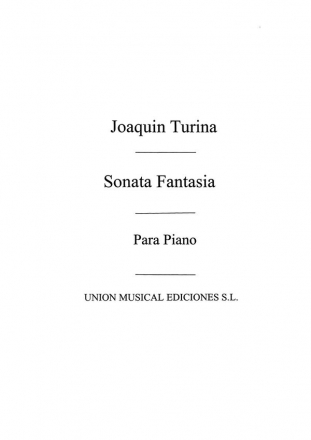 Joaqun Turina, Sonata Fantasia Op.59 Klavier Buch