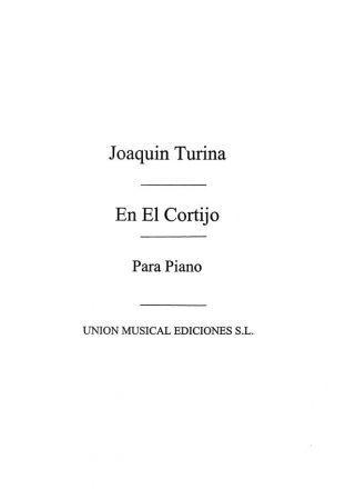 Joaqun Turina, En El Cortijo Impresiones Andaluzas, Op.92 Klavier Buch