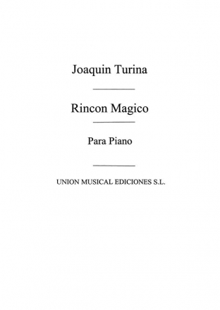 Rincon Magico  para piano