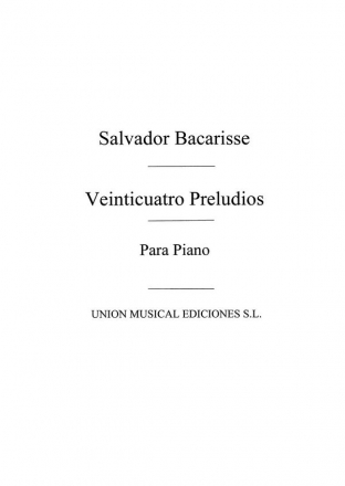 Veinticuatro Preludios op.34  para piano