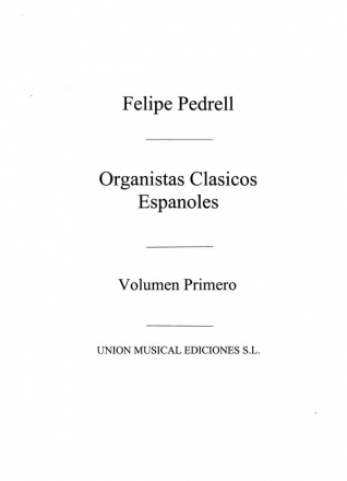 Pedrell Libro Obras De Antonio Klavier Buch