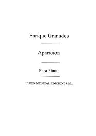 Aparicion Klavier Buch