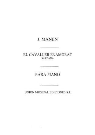 El Cavaller Enamorat Sardana For Piano Klavier Buch