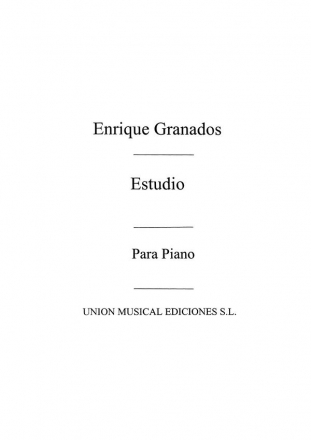 Estudio  para piano