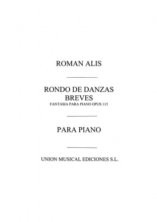 Roman Alis, Rondo De Danzas Breves Klavier Buch