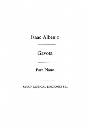 Isaac Albniz, Gavota No.2 From Tercera Suite Ancienne For Piano Klavier Buch