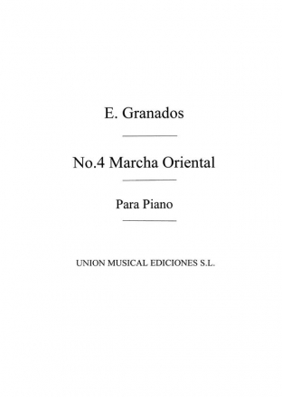 Marcha Oriental No.4 Klavier Buch