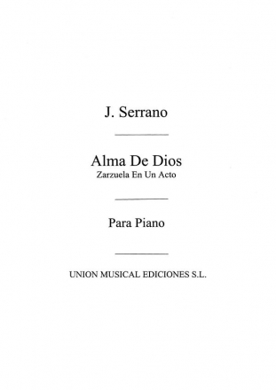 Alma De Dios No.5 For Piano Opera, Piano Buch