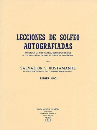 Bustamante Lecciones De Solfeo Ii  Buch