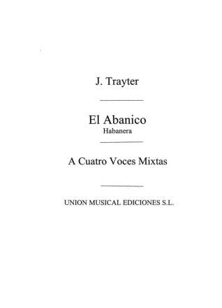 Trayter: El Abanico SATB Partitur