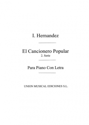 El Cancionero Popular 2 Vocal Buch