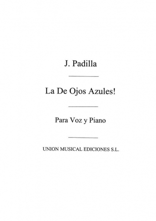 Le De Ojos Azules Vocal and Piano Buch