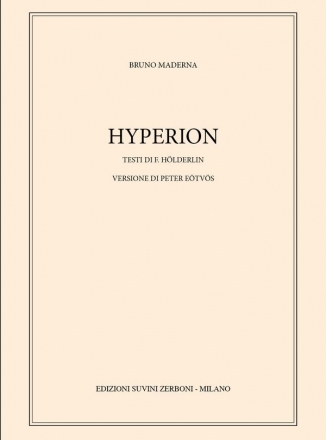 Hyperion per orchestra e coro misto partitura