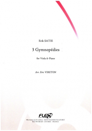 3 Gymnopdies for viola and piano